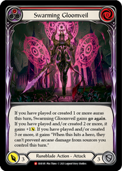 Swarming Gloomveil [EVR105] (Everfest)  1st Edition Rainbow Foil | Silver Goblin