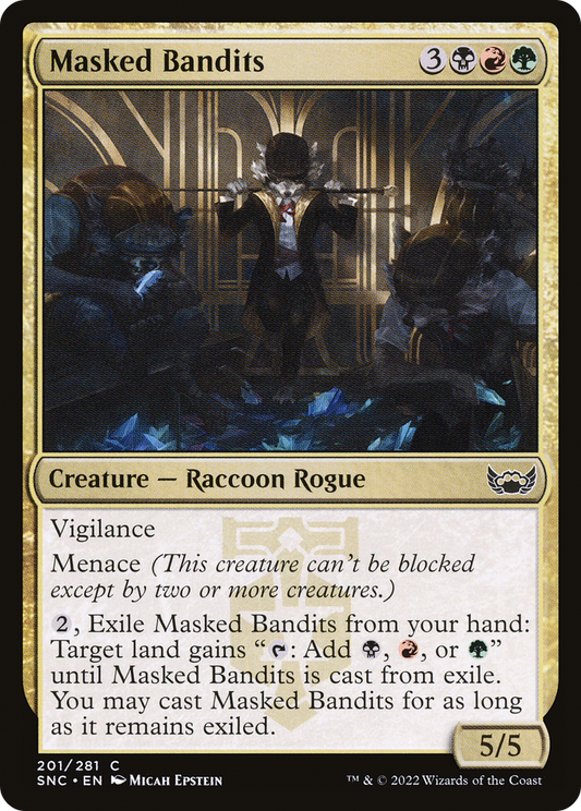 Masked Bandits [Streets of New Capenna] Foil