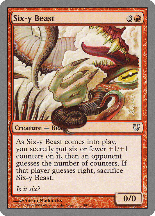 Six-y Beast [Unhinged] Foil