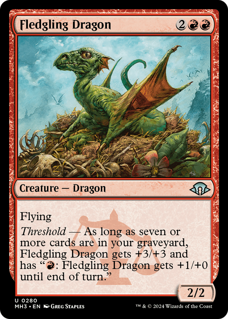 Fledgling Dragon [Modern Horizons 3] | Silver Goblin