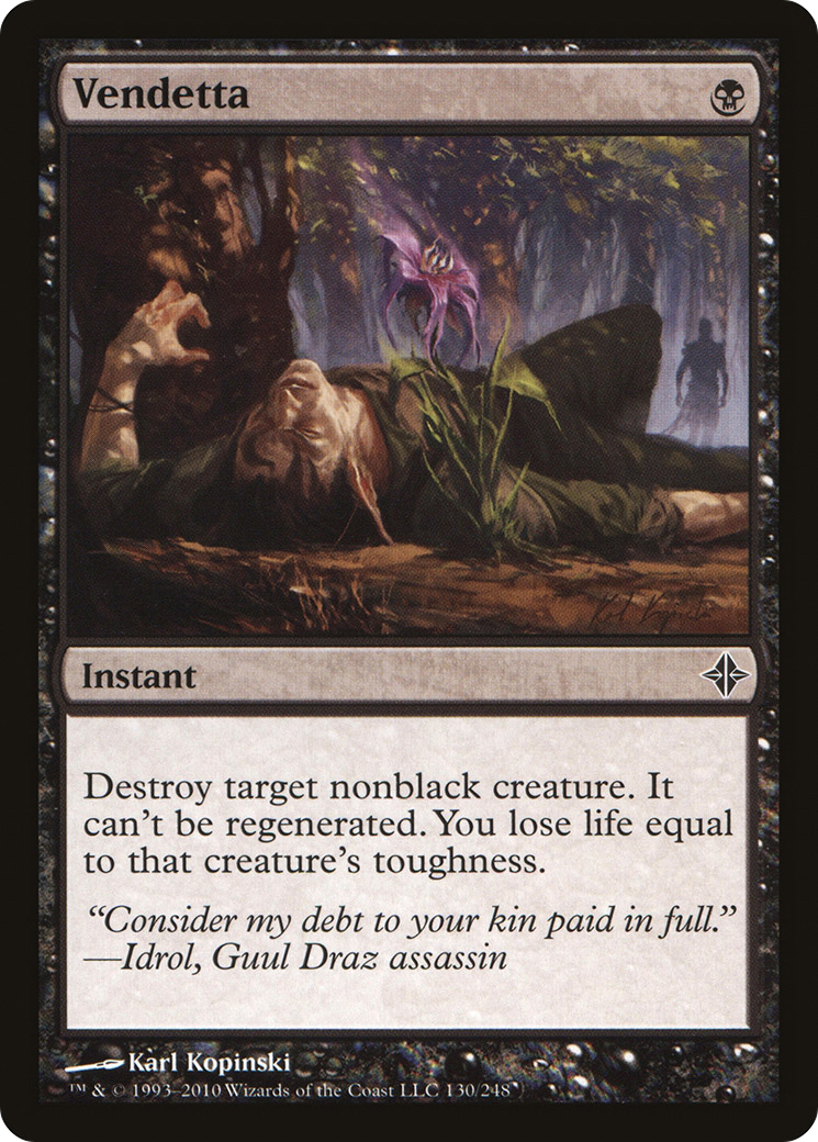 Vendetta [Rise of the Eldrazi] Foil