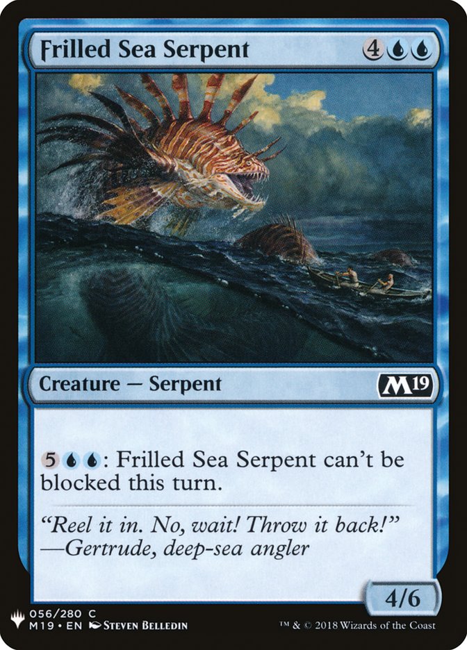 Frilled Sea Serpent [Mystery Booster] | Silver Goblin