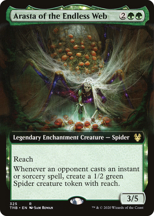 Arasta of the Endless Web (Extended Art) [Theros Beyond Death] Foil