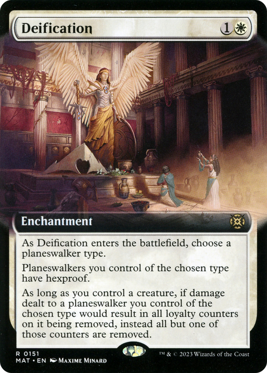 Deification (Extended Art) [March of the Machine: The Aftermath] Foil
