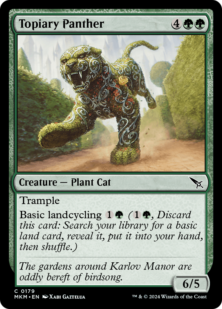 Topiary Panther [Murders at Karlov Manor] Foil