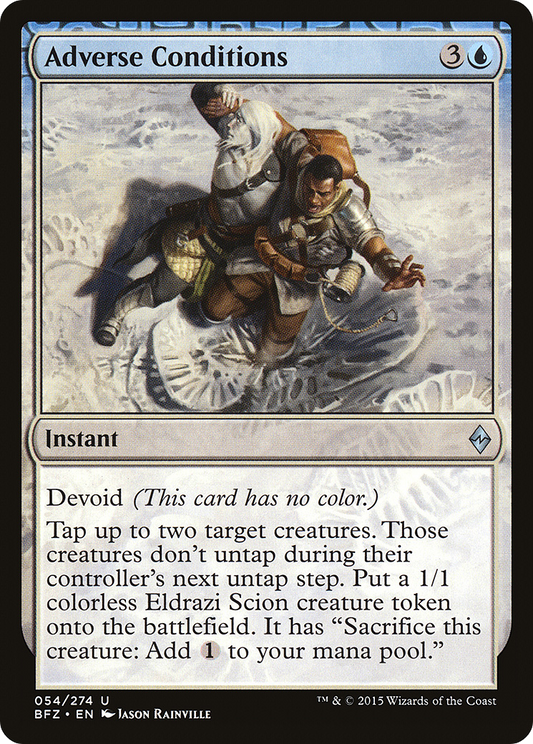 Adverse Conditions [Battle for Zendikar] Foil