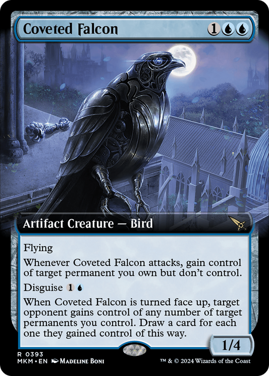 Coveted Falcon (Extended Art) [Murders at Karlov Manor] Foil