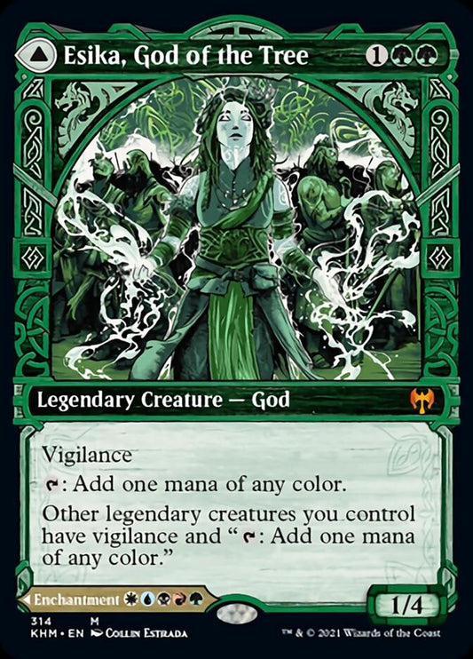 Esika, God of the Tree // The Prismatic Bridge (Showcase) [Kaldheim] Foil