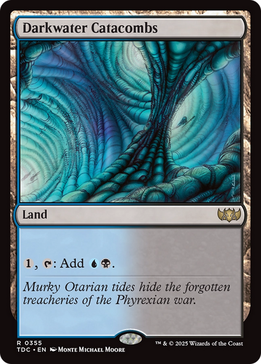 Darkwater Catacombs (355) - Commander: Tarkir: Dragonstorm