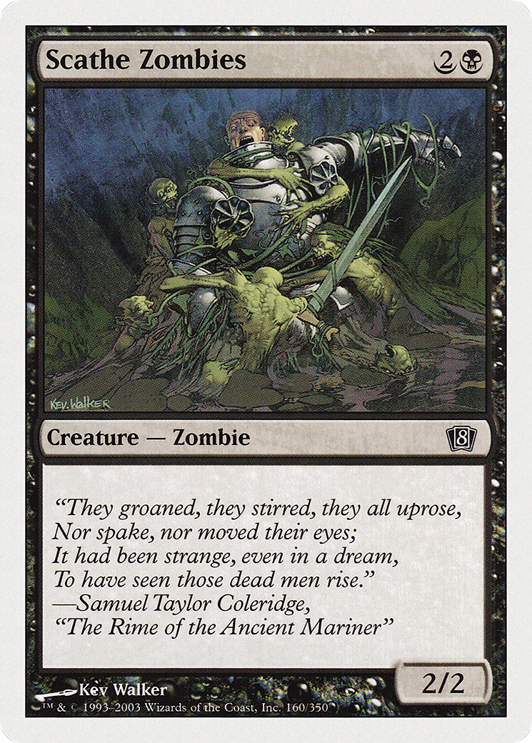 Scathe Zombies (160) - Eighth Edition