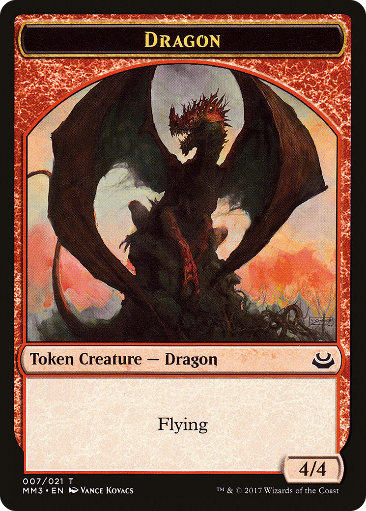 Dragon Token [Modern Masters 2017 Tokens] | Silver Goblin