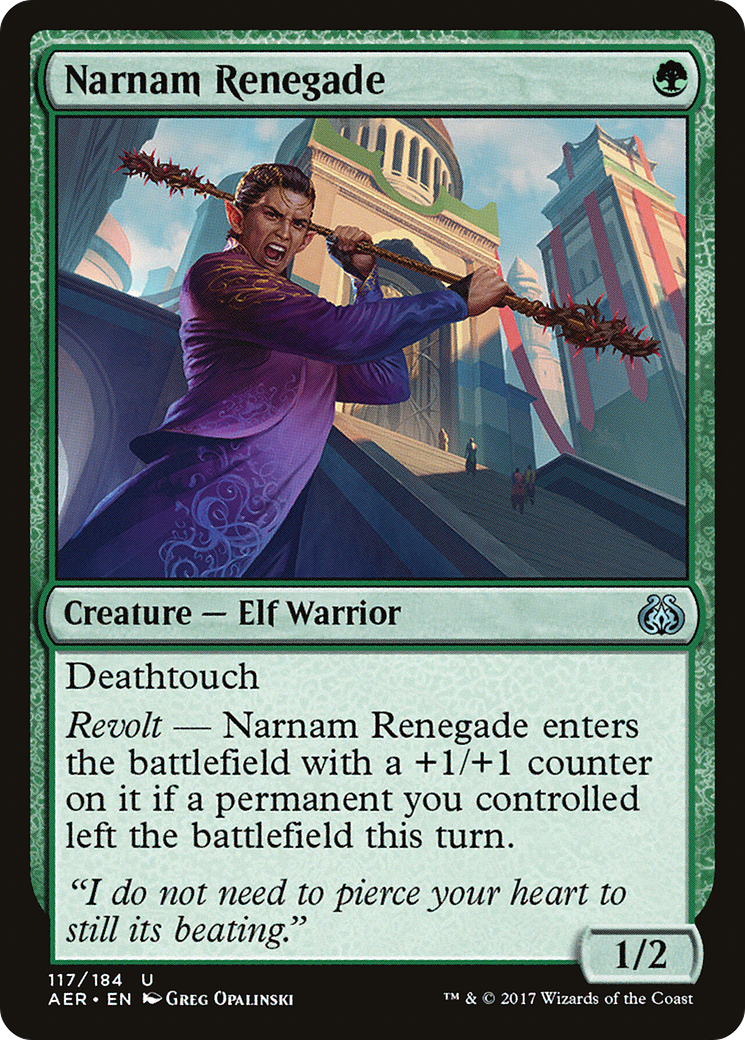 Narnam Renegade [Aether Revolt] Foil