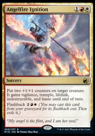 Angelfire Ignition (Promo Pack) [Innistrad: Midnight Hunt Promos] | Silver Goblin