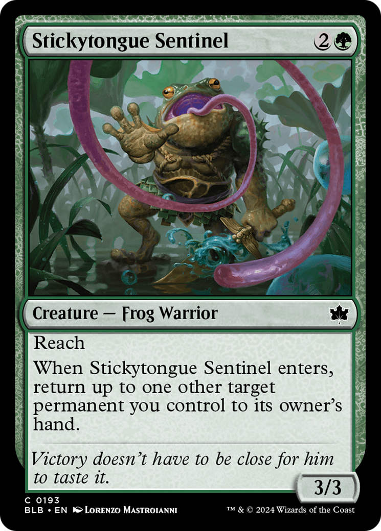 Stickytongue Sentinel [Bloomburrow] | Silver Goblin