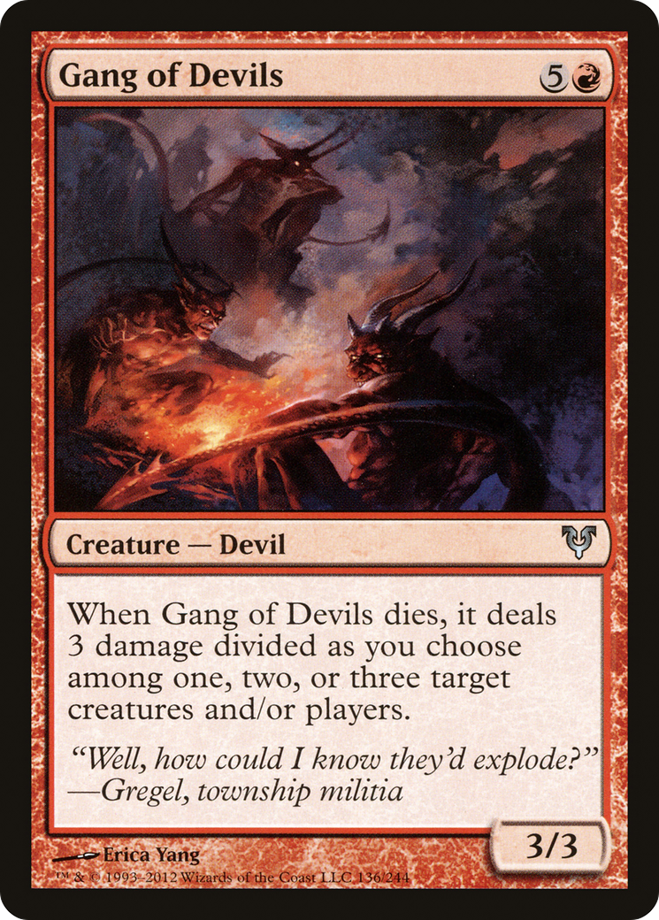 Gang of Devils [Avacyn Restored] Foil