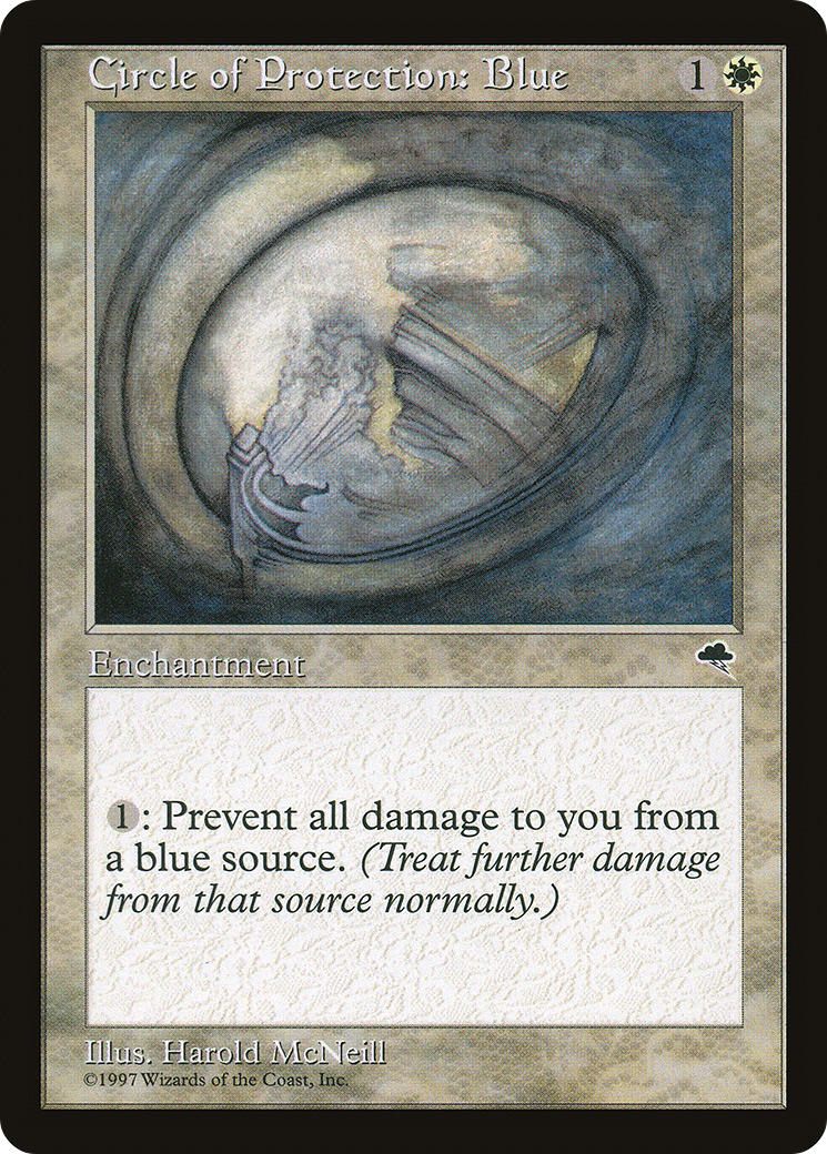 Circle of Protection: Blue [Tempest] | Silver Goblin