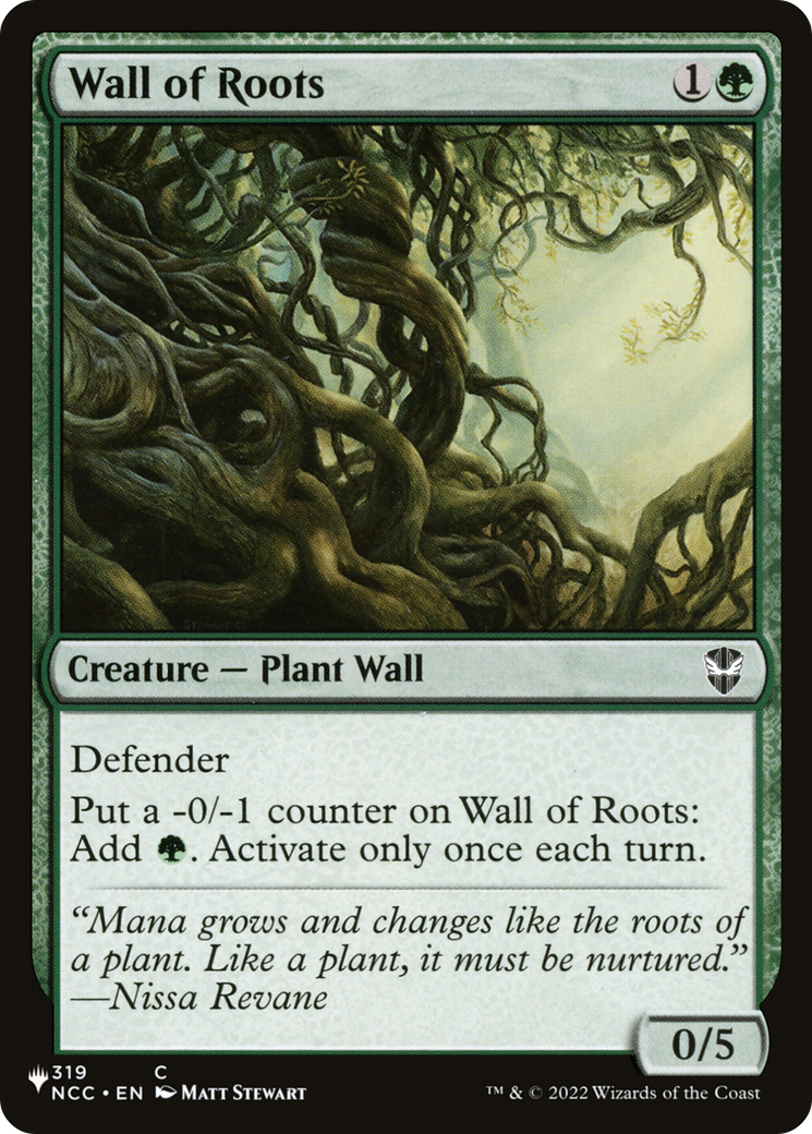 Wall of Roots [The List] | Silver Goblin