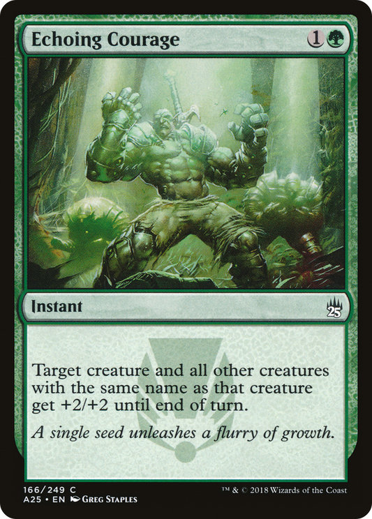 Echoing Courage [Masters 25] Foil