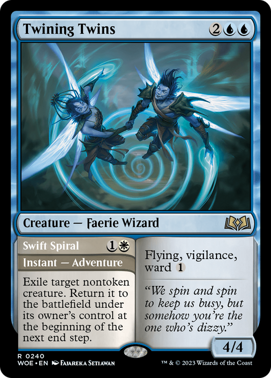 Twining Twins // Swift Spiral [Wilds of Eldraine] Foil