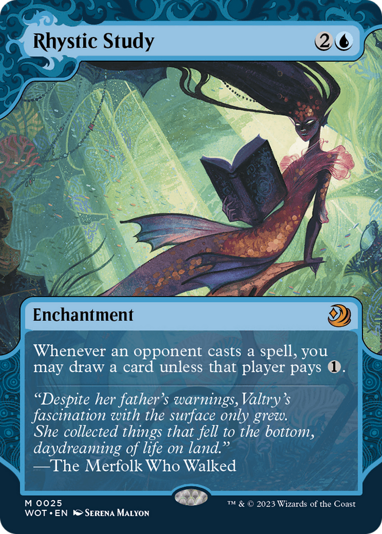Rhystic Study [Wilds of Eldraine: Enchanting Tales] Foil