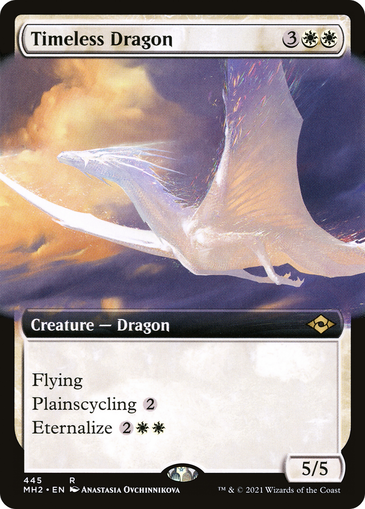Timeless Dragon (Extended Art) (445) Foil - Modern Horizons 2