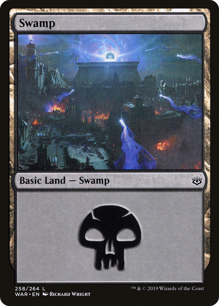 Swamp (258) [War of the Spark] Foil