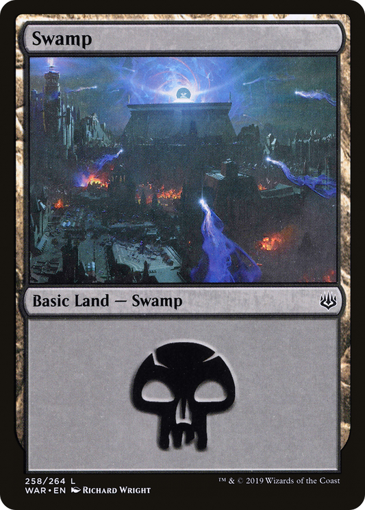 Swamp (258) [War of the Spark] Foil