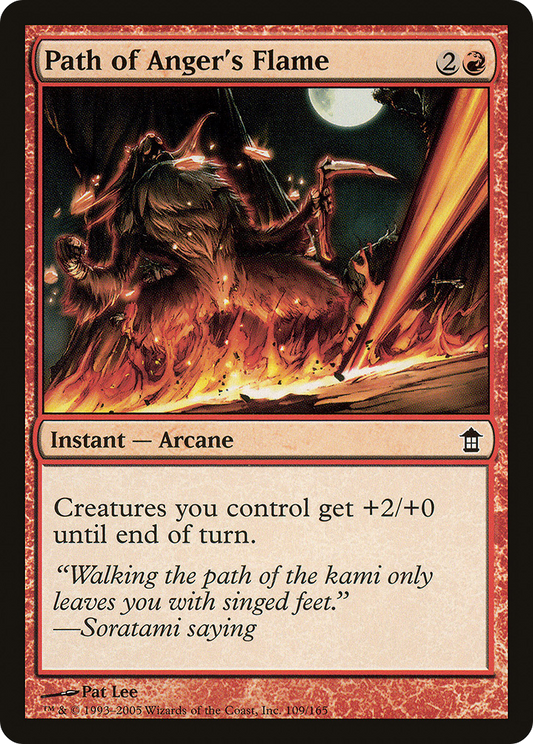Path of Anger's Flame [Saviors of Kamigawa] Foil