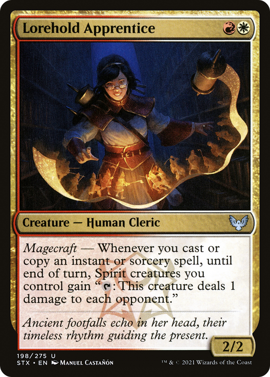 Lorehold Apprentice [Strixhaven: School of Mages] Foil