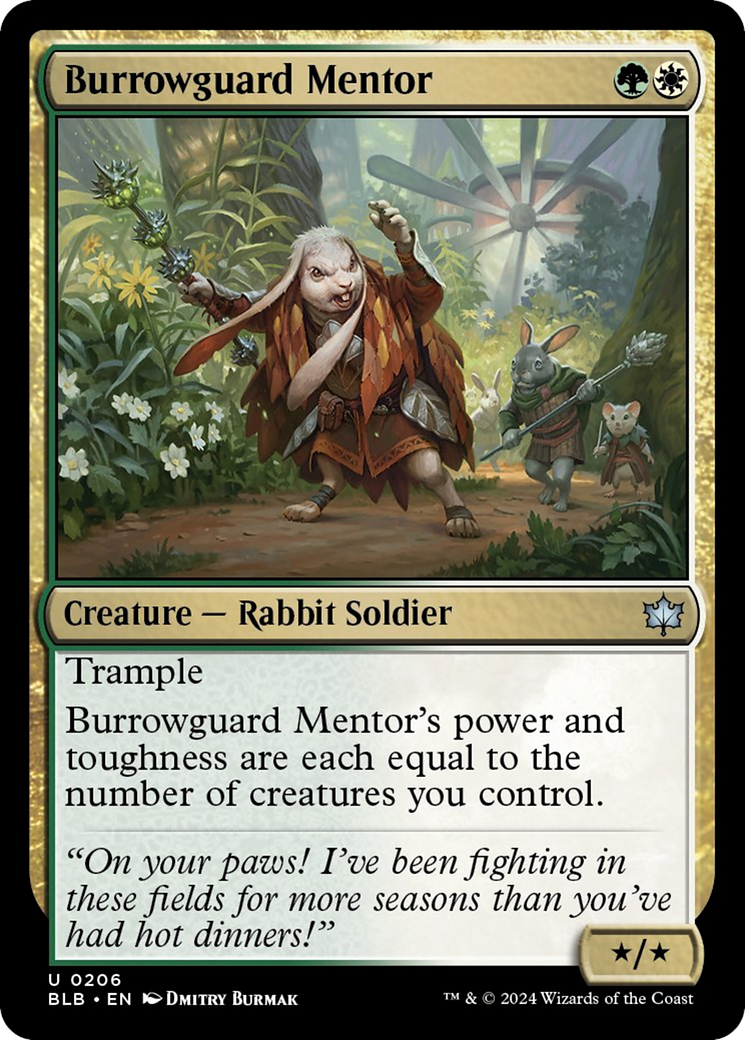 Burrowguard Mentor [Bloomburrow] | Silver Goblin