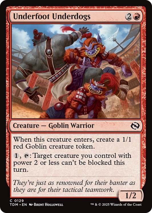 Underfoot Underdogs (129) - Tarkir: Dragonstorm