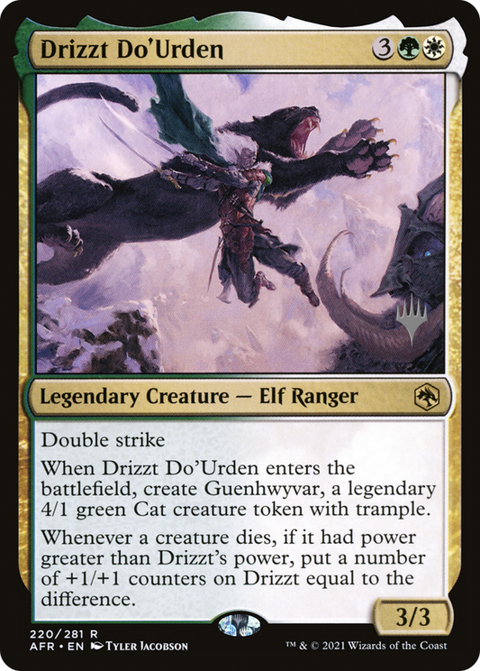 Drizzt Do'Urden (Promo Pack) [Dungeons & Dragons: Adventures in the Forgotten Realms Promos] Foil