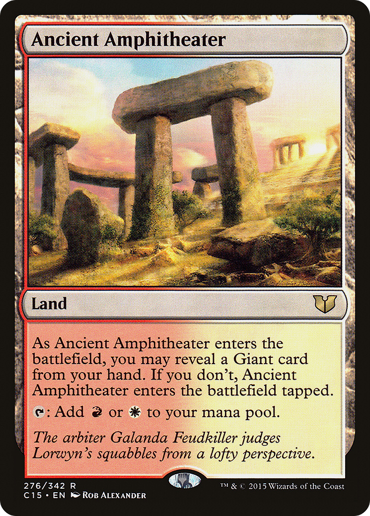 Ancient Amphitheater [Commander 2015] | Silver Goblin