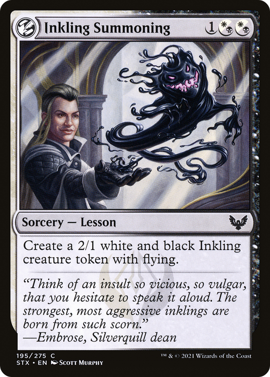 Inkling Summoning [Strixhaven: School of Mages] Foil