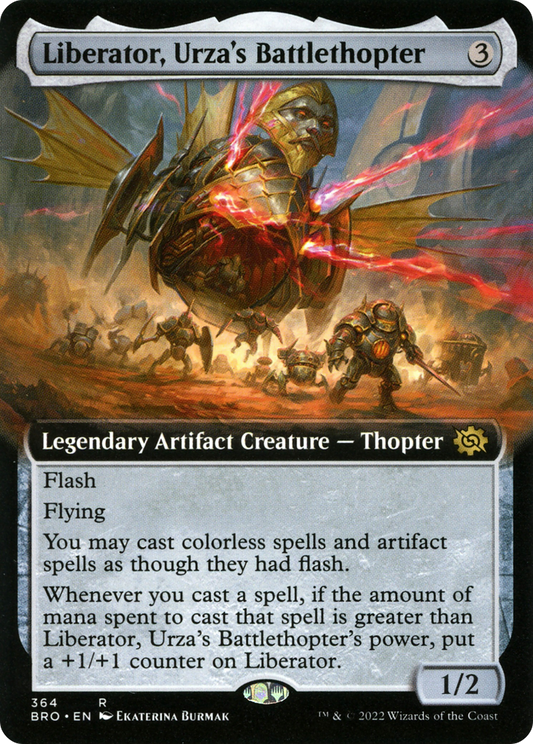 Liberator, Urza's Battlethopter (Extended Art) [The Brothers' War] Foil