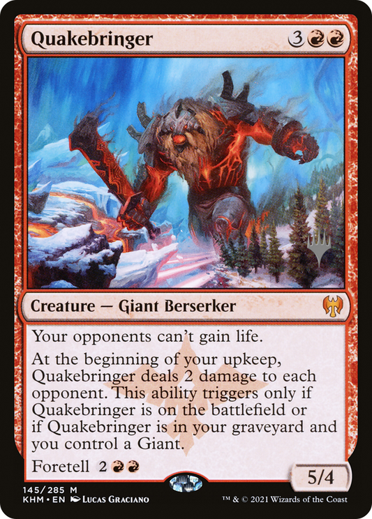 Quakebringer (Promo Pack) [Kaldheim Promos] Foil
