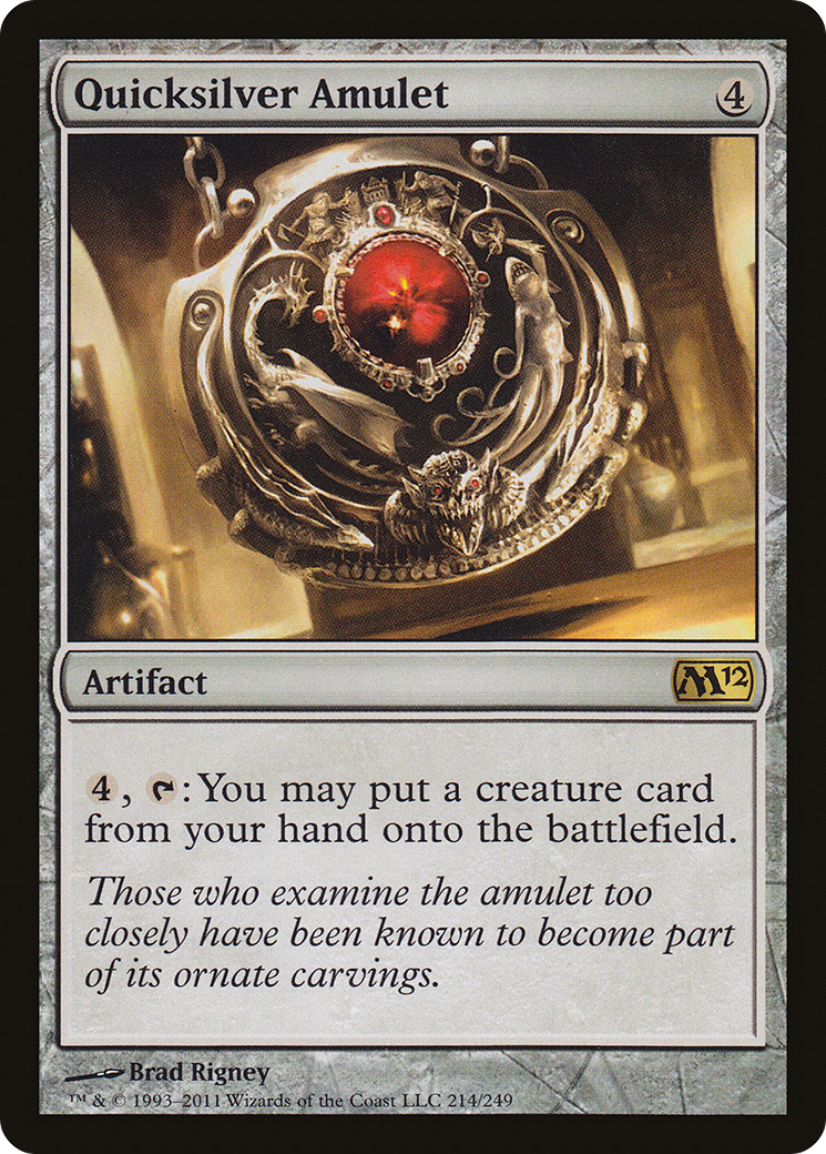 Quicksilver Amulet [Magic 2012] Foil