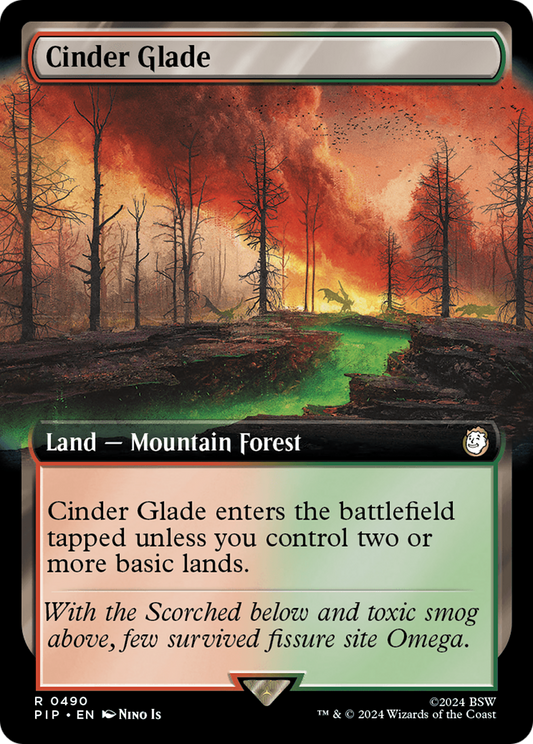 Cinder Glade (Extended Art) [Fallout] Foil