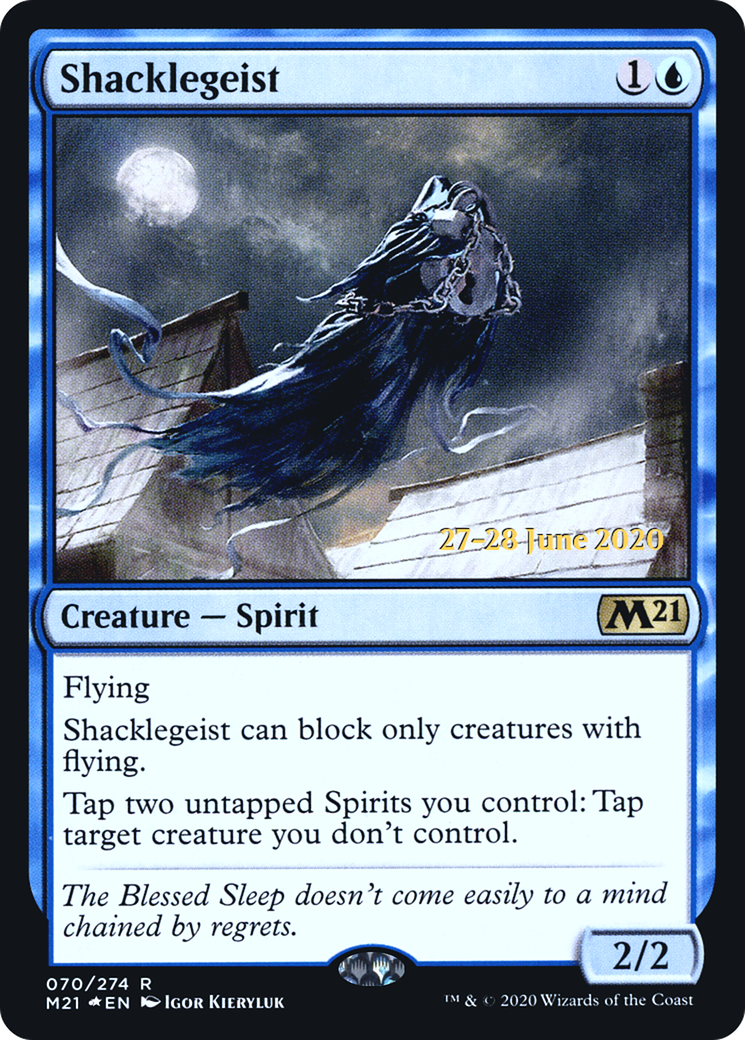 Shacklegeist [Core Set 2021 Prerelease Promos] | Silver Goblin