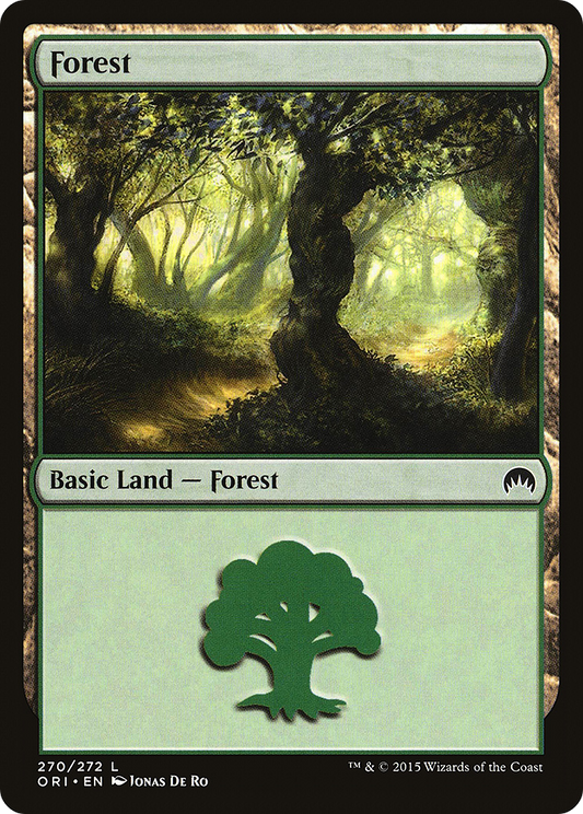 Forest (270) [Magic Origins] Foil