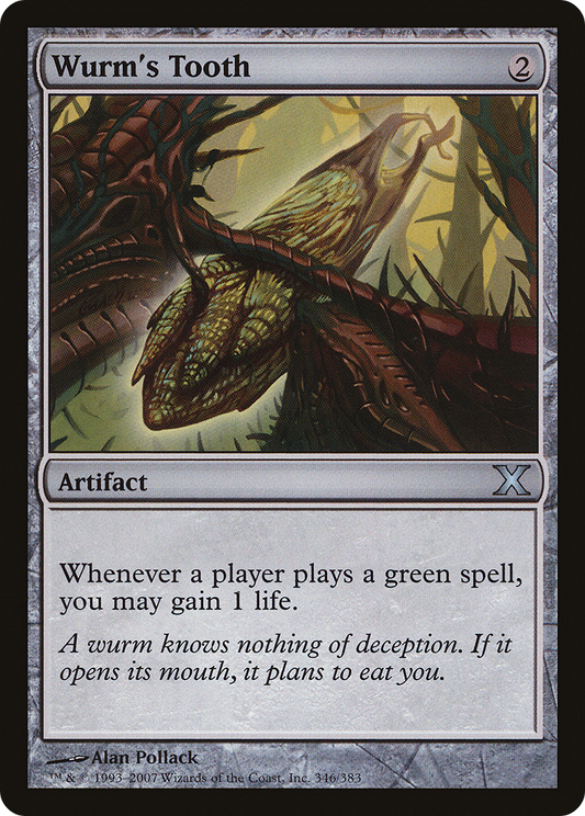 Wurm's Tooth [Tenth Edition] Foil