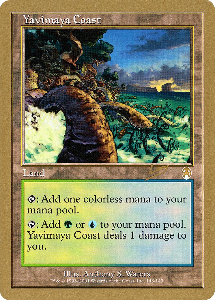 Yavimaya Coast (Raphael Levy) [World Championship Decks 2002] | Silver Goblin