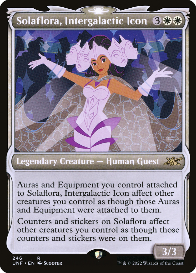 Solaflora, Intergalactic Icon (Showcase) (246) Foil - Unfinity
