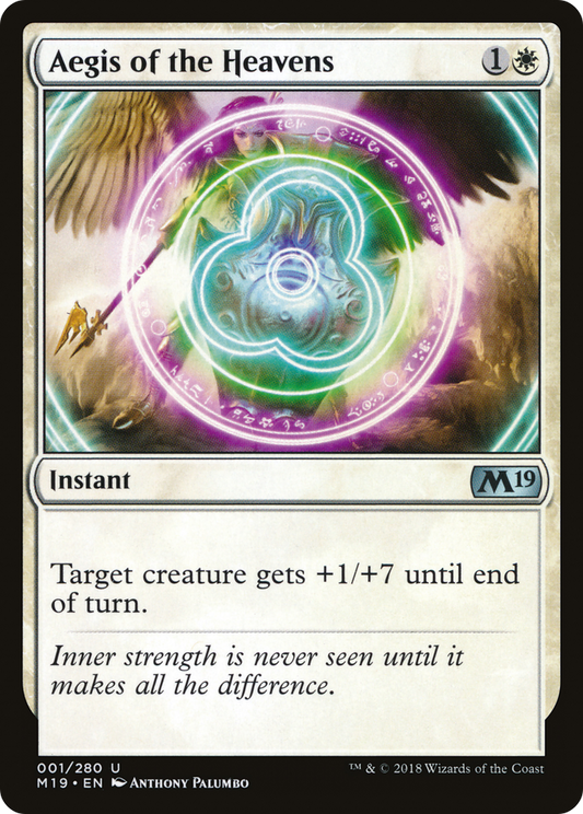 Aegis of the Heavens [Core Set 2019] Foil