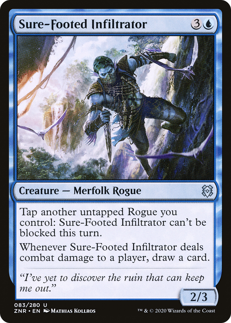 Sure-Footed Infiltrator (083) Foil - Zendikar Rising