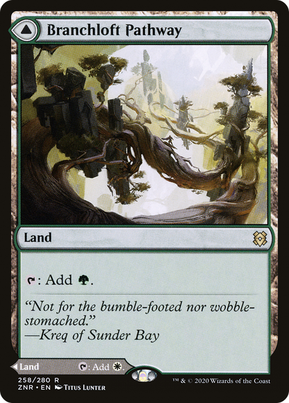 Branchloft Pathway // Boulderloft Pathway [Zendikar Rising] Foil
