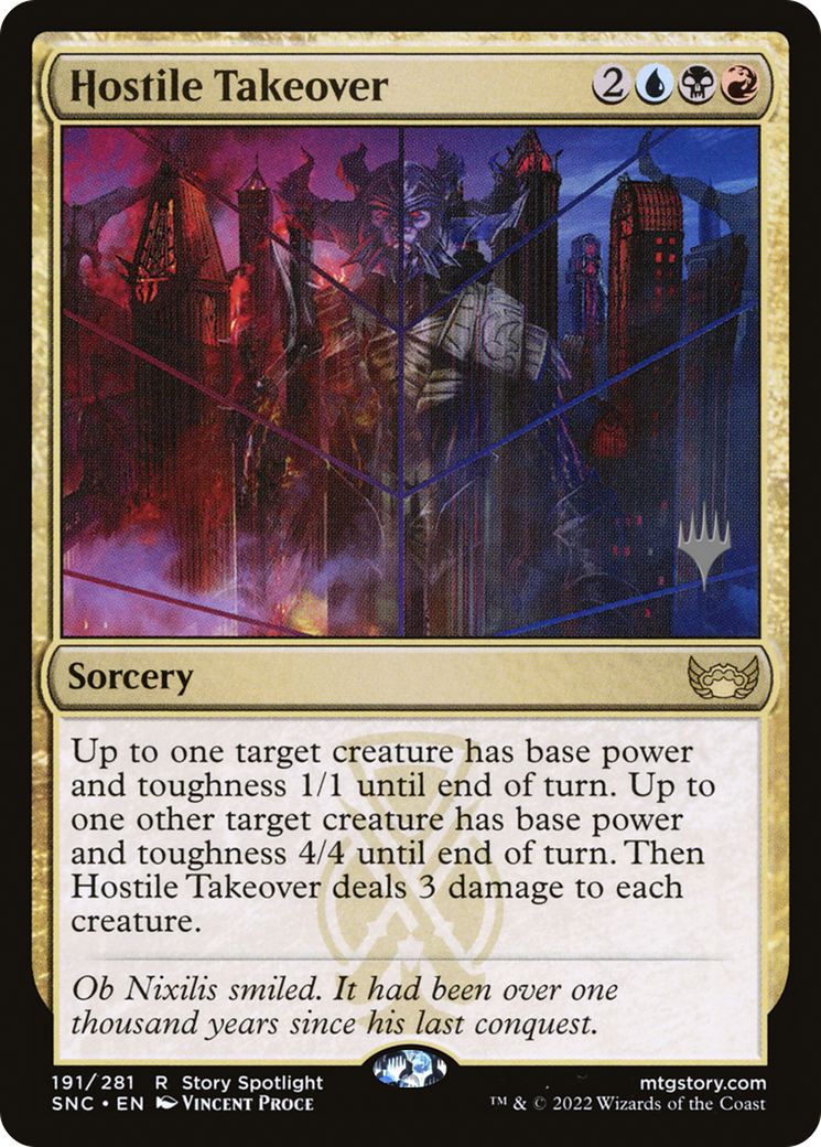 Hostile Takeover (Promo Pack) [Streets of New Capenna Promos] Foil