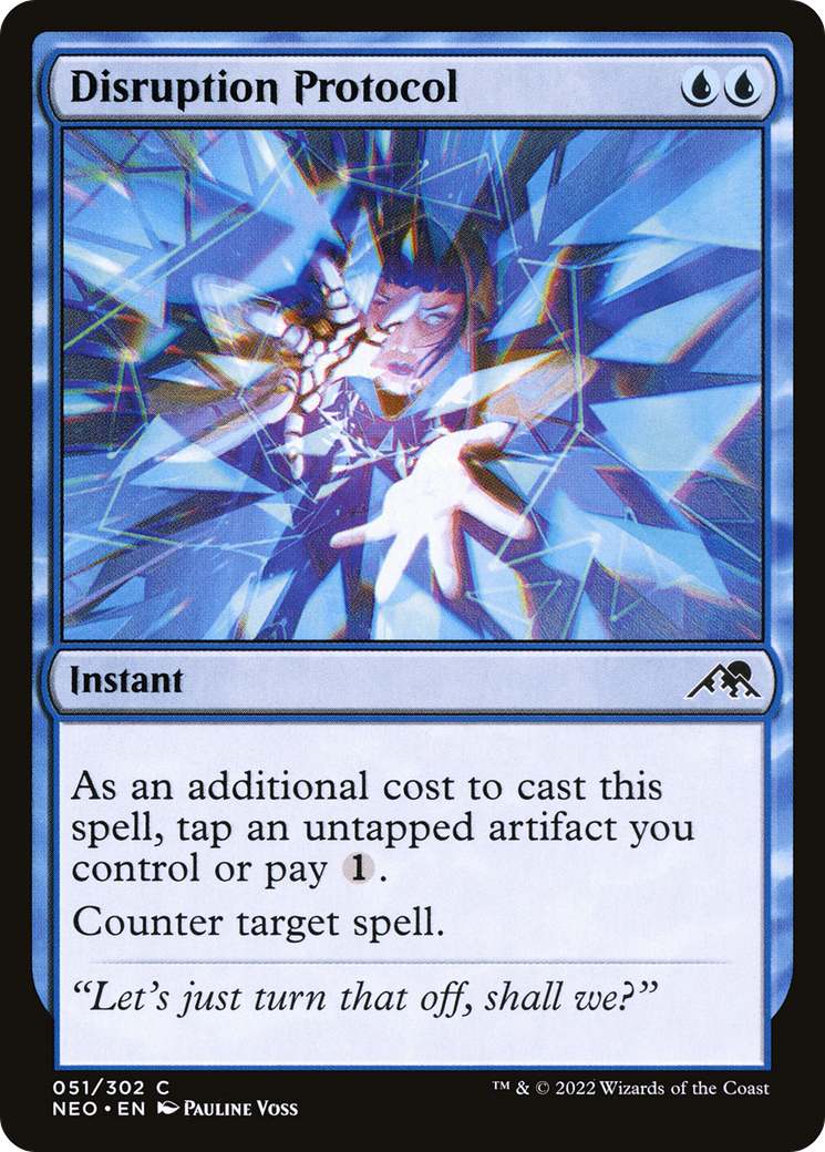 Disruption Protocol [Kamigawa: Neon Dynasty] Foil