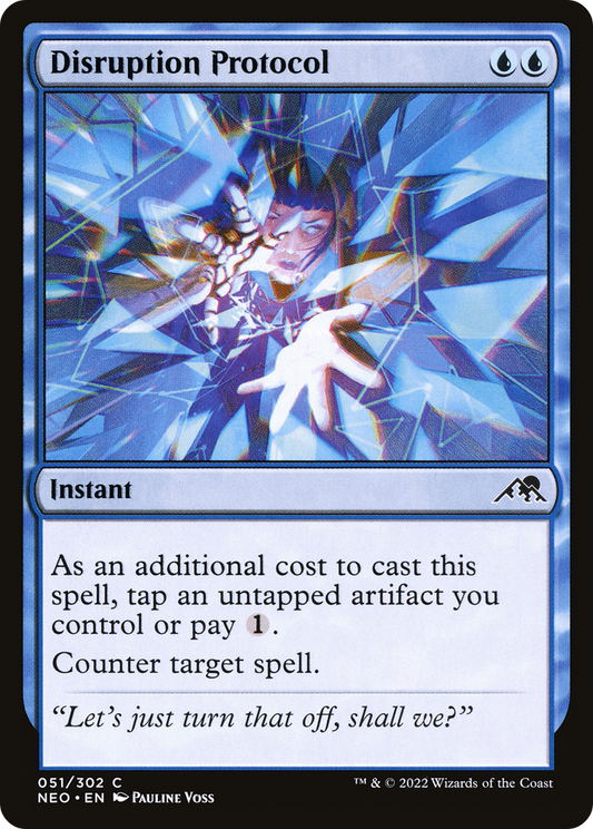 Disruption Protocol [Kamigawa: Neon Dynasty] Foil