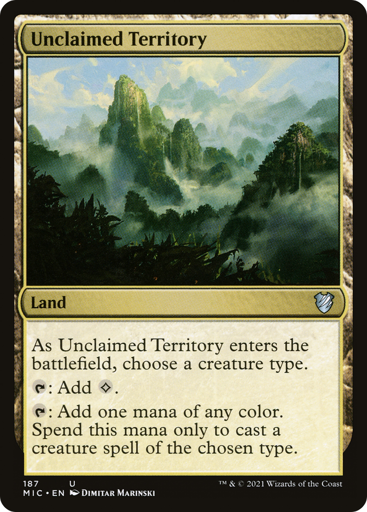 Unclaimed Territory [Innistrad: Midnight Hunt Commander]